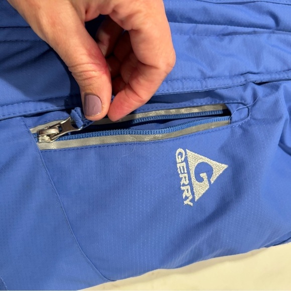 Gerry Weber Girls Blue Hooded Winter Ski Waterproof Jacket Coat size large 14/16 - Picture 5 of 9